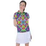 Farbenpracht Kaleidoscope Pattern Women s Polo T-Shirt