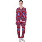 Tile Pattern Background Image Casual Jacket and Pants Set