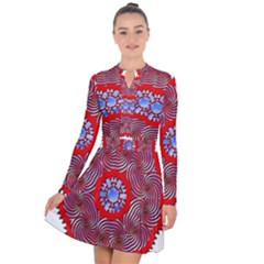 Long Sleeve Panel Dress 