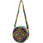 Farbenpracht Kaleidoscope Pattern Crossbody Circle Bag