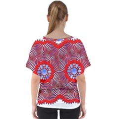 V-Neck Dolman Drape Top 