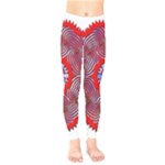 Tile Pattern Background Image Kids  Leggings