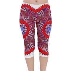 Velvet Capri Leggings  