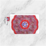 Tile Pattern Background Image Canvas Cosmetic Bag (Small)