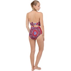 Scallop Top Cut Out Swimsuit 