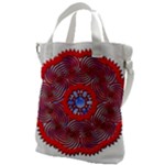 Tile Pattern Background Image Canvas Messenger Bag
