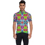 Farbenpracht Kaleidoscope Pattern Men s Short Sleeve Cycling Jersey