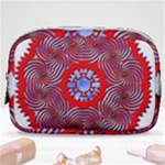 Tile Pattern Background Image Make Up Pouch (Small)