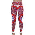 Tile Pattern Background Image Lightweight Velour Classic Yoga Leggings