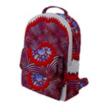 Tile Pattern Background Image Flap Pocket Backpack (Large)