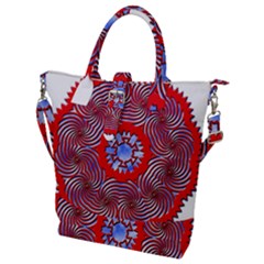 Buckle Top Tote Bag 
