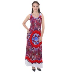 Sleeveless Velour Maxi Dress 