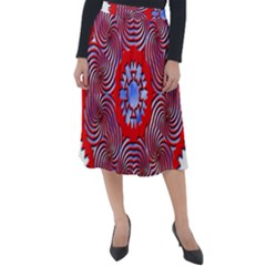 Classic Velour Midi Skirt  