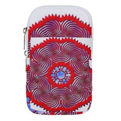 Tile Pattern Background Image Waist Pouch (Large) from ArtsNow.com
