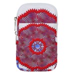 Tile Pattern Background Image Waist Pouch (Large)
