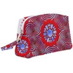 Tile Pattern Background Image Wristlet Pouch Bag (Large)