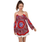 Tile Pattern Background Image Boho Dress