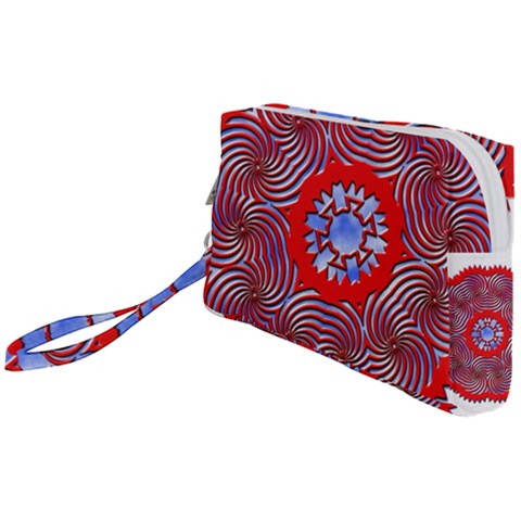 Tile Pattern Background Image Wristlet Pouch Bag (Small) from ArtsNow.com