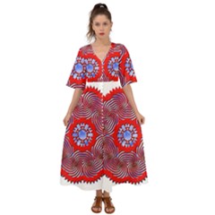 Kimono Sleeve Boho Dress 