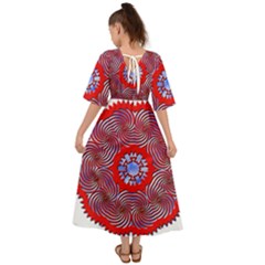 Kimono Sleeve Boho Dress 