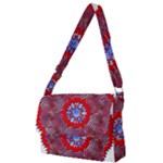 Tile Pattern Background Image Full Print Messenger Bag (L)