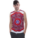 Tile Pattern Background Image Men s Regular Tank Top