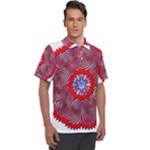 Tile Pattern Background Image Men s Polo T-Shirt