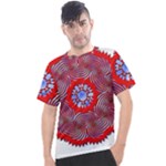 Tile Pattern Background Image Men s Sport Top