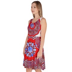Knee Length Skater Dress With Pockets 