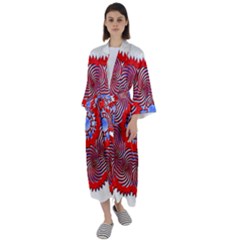 Maxi Satin Kimono 