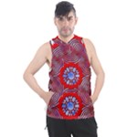 Tile Pattern Background Image Men s Sleeveless Hoodie