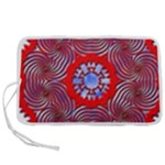 Tile Pattern Background Image Pen Storage Case (M)