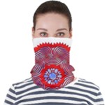 Tile Pattern Background Image Face Seamless Bandana (Adult)