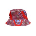 Tile Pattern Background Image Inside Out Bucket Hat (Kids)