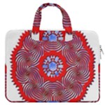 Tile Pattern Background Image MacBook Pro 16  Double Pocket Laptop Bag 