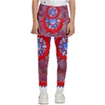 Tile Pattern Background Image Kids  Skirted Pants