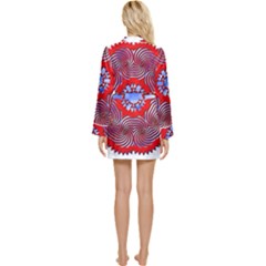 Long Sleeve Satin Robe 