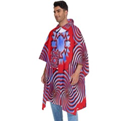 Men s Hooded Rain Ponchos 