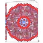 Tile Pattern Background Image 8  x 10  Hardcover Notebook