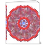 Tile Pattern Background Image 8  x 10  Softcover Notebook