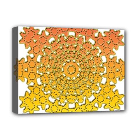 Mandala Background Image Ornament Deluxe Canvas 16  x 12  (Stretched)  from ArtsNow.com
