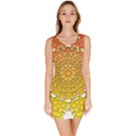 Mandala Background Image Ornament Bodycon Dress