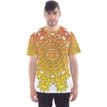 Mandala Background Image Ornament Men s Sport Mesh T-Shirt