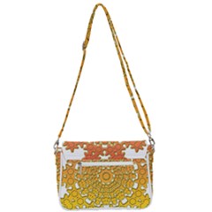Shoulder Bag with Back Zipper 