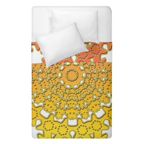 Mandala Background Image Ornament Duvet Cover Double Side (Single Size) from ArtsNow.com