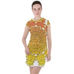 Mandala Background Image Ornament Drawstring Hooded Dress