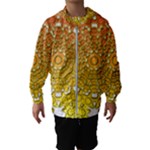 Mandala Background Image Ornament Kids  Hooded Windbreaker