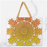 Mandala Background Image Ornament Zipper Large Tote Bag