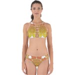 Mandala Background Image Ornament Perfectly Cut Out Bikini Set