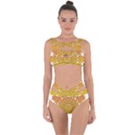 Mandala Background Image Ornament Bandaged Up Bikini Set 